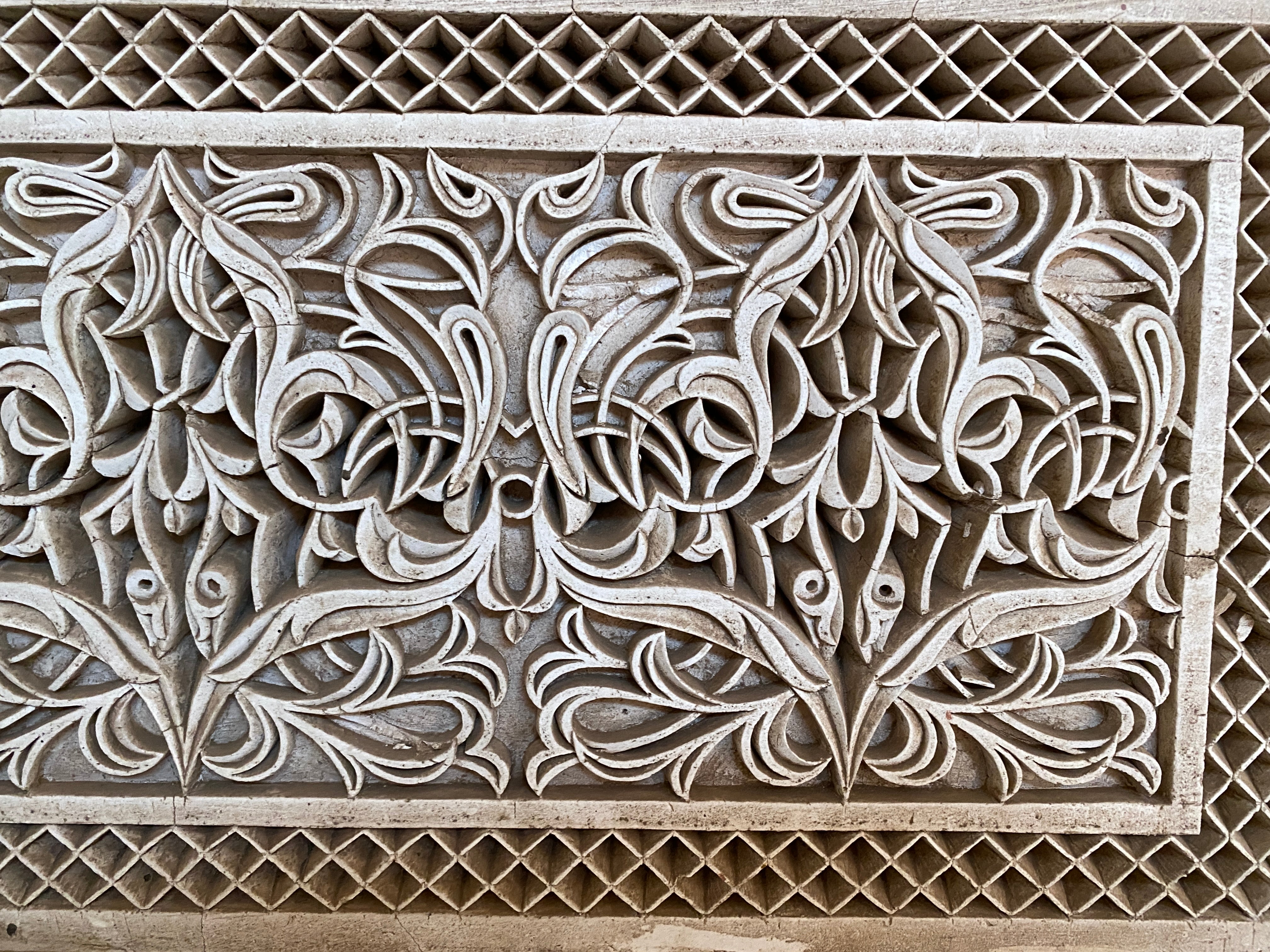 Moroccan Stucco Rossette -  Plaster carving weekend ~ July 2023